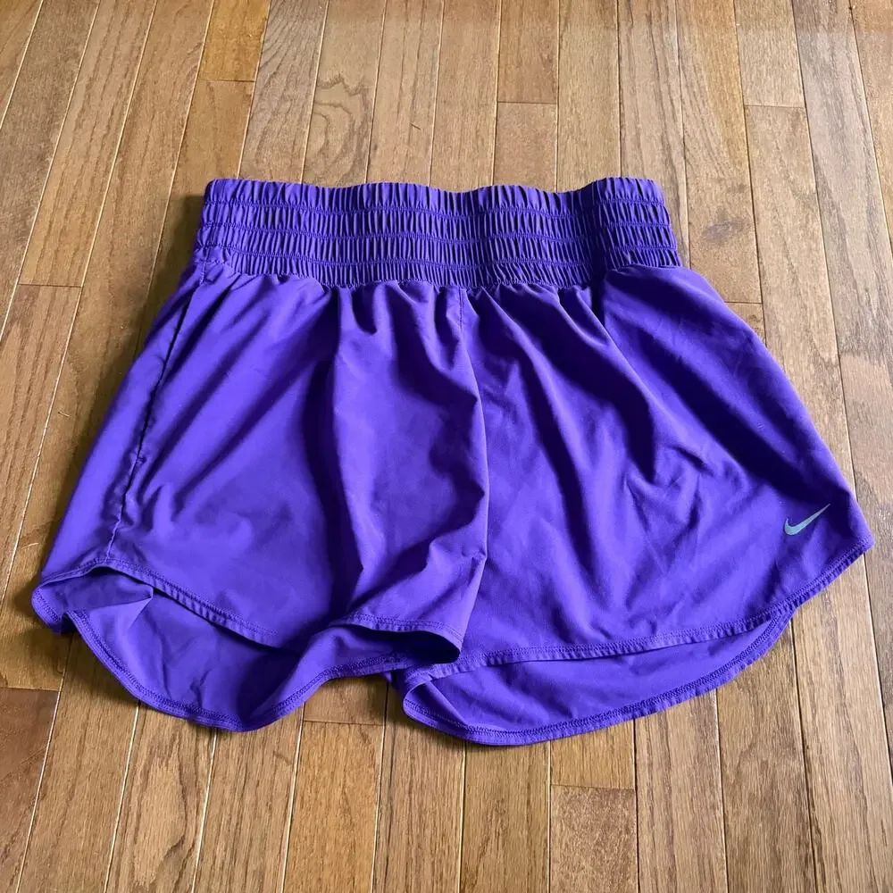 Nike | Women’s Size XL Purple High Waist Flowy Activewear Shorts Fitness Gym